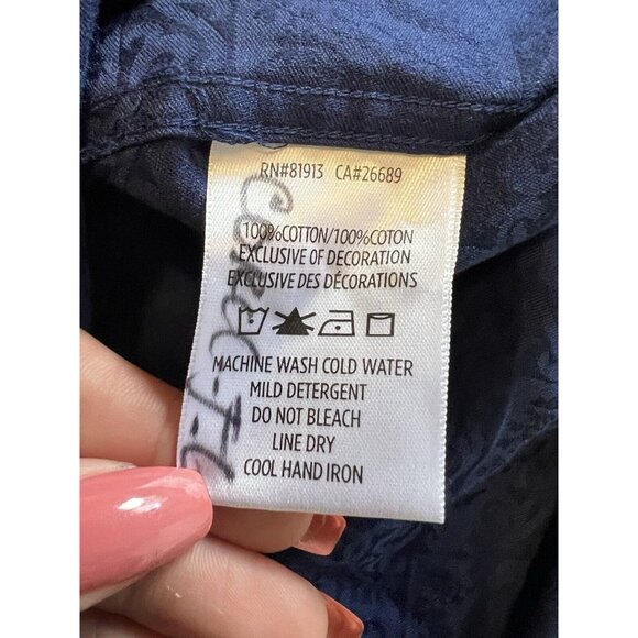 Mens Robert Graham Colored Cuff Button Up Shirt Sz 2XL Classic City Professional - Picture 13 of 16